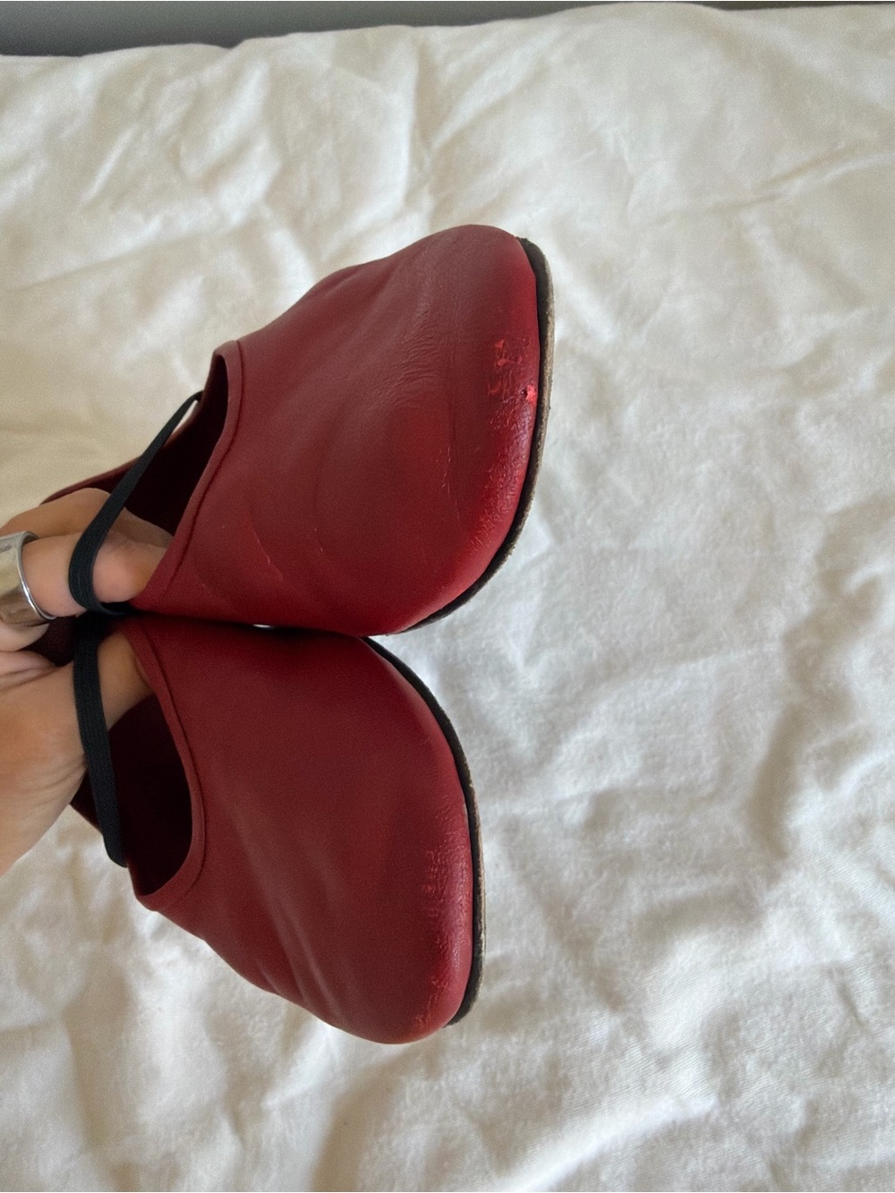 The Row Red Ballet Flat Size 35.5 - Picture 3 of 8